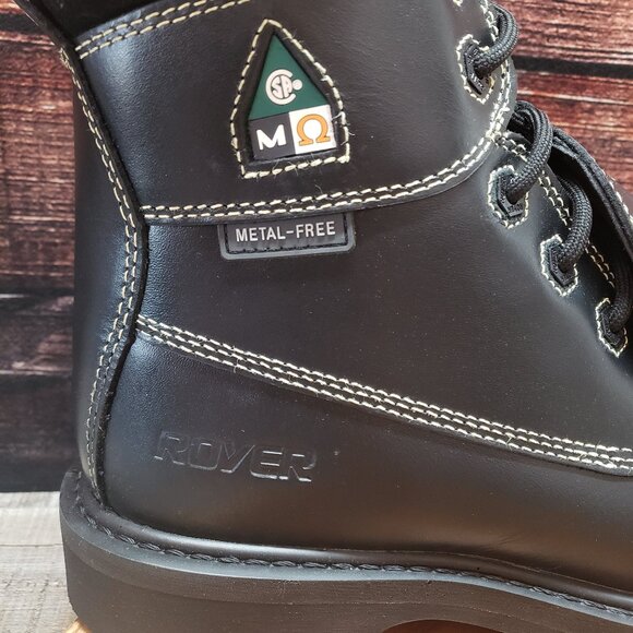 Royer 9.5 Work Boots Met Guard FR Composite Toe 8501 Black $208 - Picture 9 of 16